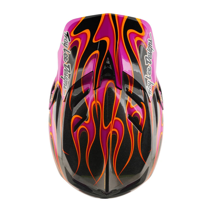 Casco TROY LEE DESIGNS D4 Carbon Carbon / Magenta