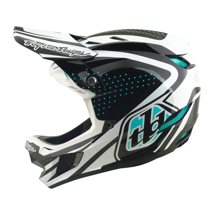 Casco TROY LEE DESIGNS D4 Polyacrylite Line Charcoal / White