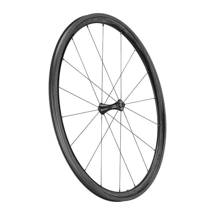 Coppia ruote CAMPAGNOLO BORA WTO 33 2WF DARK Campagnolo + pattini BR-BO500 - Bike-store-Treviso