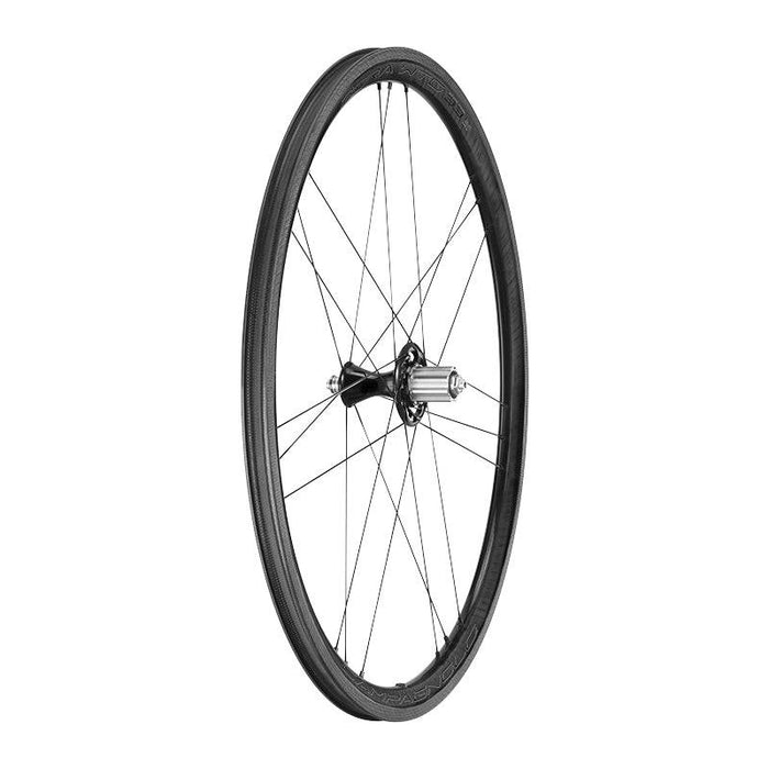 Coppia ruote CAMPAGNOLO BORA WTO 33 2WF DARK Campagnolo + pattini BR-BO500 - Bike-store-Treviso