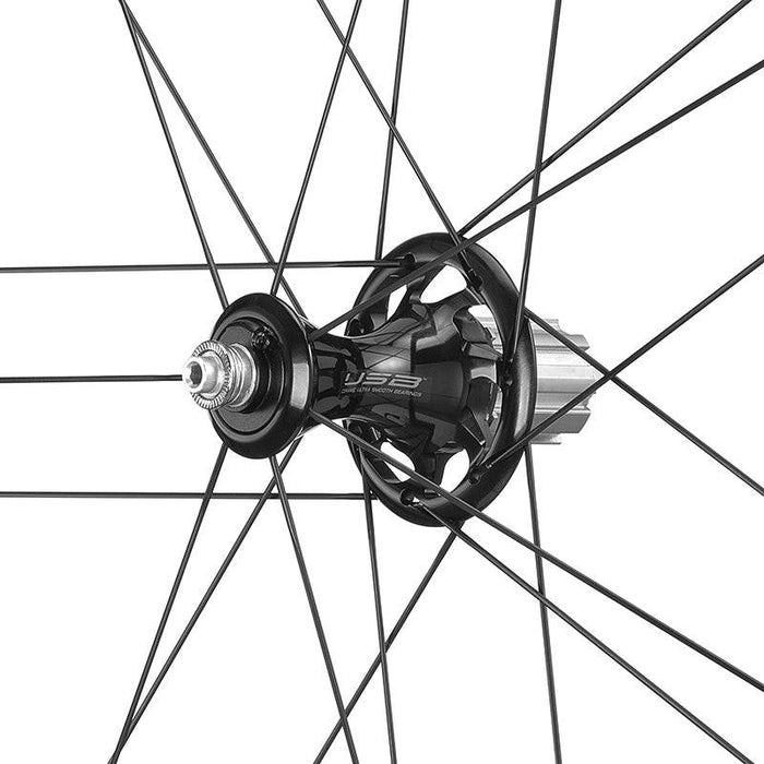 Coppia ruote CAMPAGNOLO BORA WTO 33 2WF DARK Campagnolo + pattini BR-BO500 - Bike-store-Treviso
