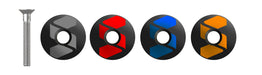 SWITCH TAPPO STERZO IN ALLUMINIO LOGO