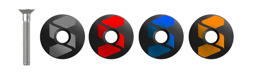 SWITCH TAPPO STERZO IN ALLUMINIO LOGO