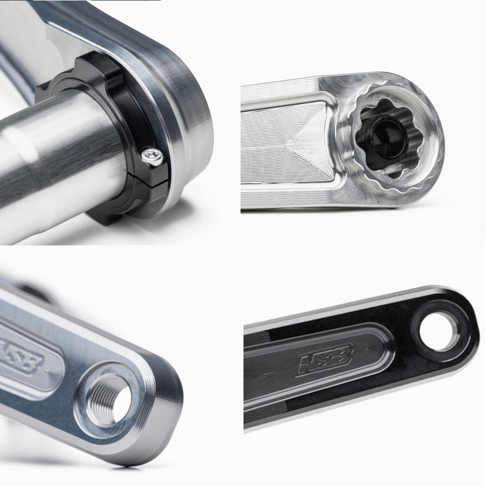 Guarnitura NORTH SHORE BILLET TALON 133.5mm senza corone - Bike-store-Treviso