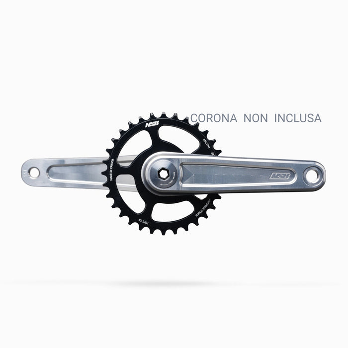 Guarnitura NORTH SHORE BILLET TALON 133.5mm senza corone - Bike-store-Treviso