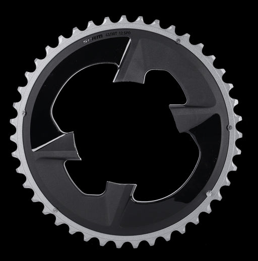 Corona SRAM RIVAL wide 43d 2x12 94 BCD - Bike-store-Treviso