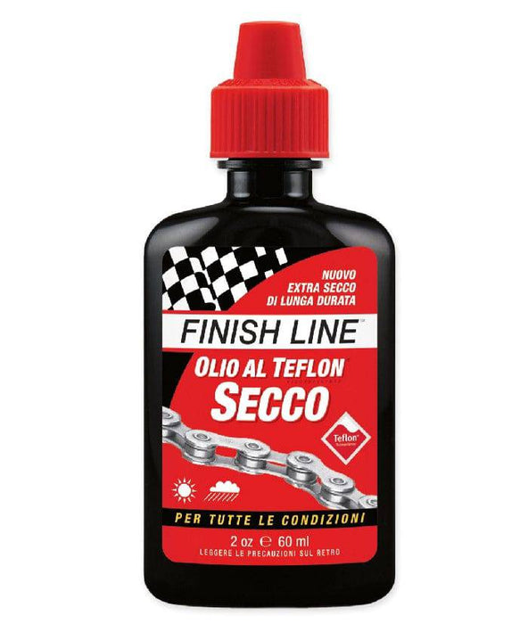 Lubrificante catena FINISH LINE TEFLON PLUS dry a goccia
