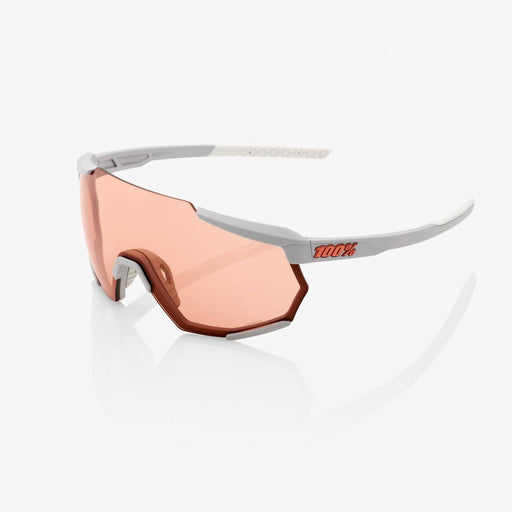 Occhiali 100% RACETRAP Soft Tact Stone Grey HiPER Coral Lens - Bike-store-Treviso