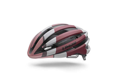 Casco LIMAR AIR PRO 80S GRIGIO OPACO/ROSSO BORDEAUX - Bike-store-Treviso