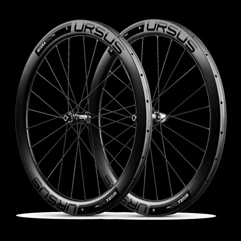 Coppia di ruote URSUS MIURA TR47 DISC Cuscinetti standard , Stickers (Bianco) - Bike-store-Treviso