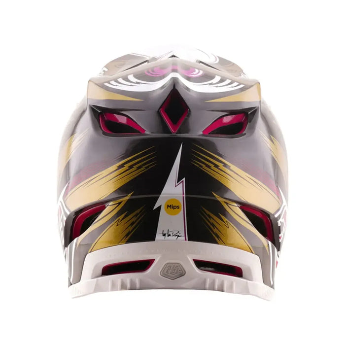 Casco integrale TROY LEE DESIGNS D4 Carbon Cyclops Gold