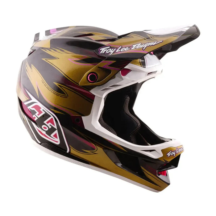Casco integrale TROY LEE DESIGNS D4 Carbon Cyclops Gold