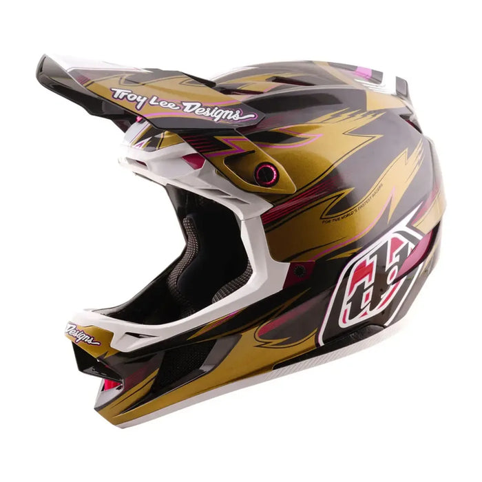 Casco integrale TROY LEE DESIGNS D4 Carbon Cyclops Gold