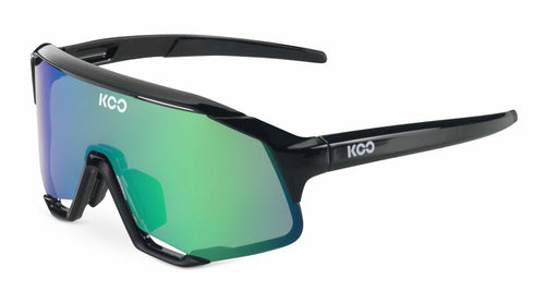 OCCHIALI DEMOS BLACK + GREEN MIRROR LENS - Bike-store-Treviso