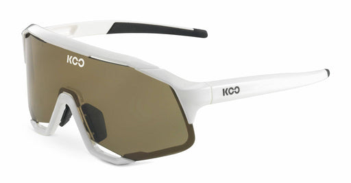 OCCHIALI DEMOS WHITE + BROWN LENS - Bike-store-Treviso