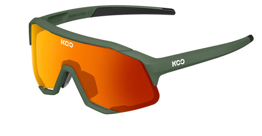OCCHIALI DEMOS Green Matt / Orange Lenses Orange Mirror - Bike-store-Treviso