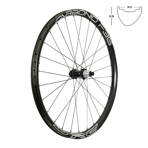 Ruota DRC F36 CARBONIO canale 30, 29er, posteriore SRAM XD - Bike-store-Treviso