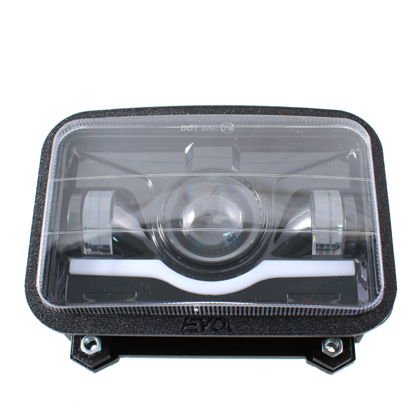 FANALE MONOFARO COMPLETO ANTERIORE IRON LED EVOK APE 50