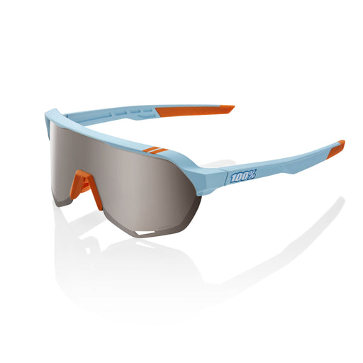 Occhiali 100% S2 Soft Tact Two Tone/HiPER® Silver Mirror Lens - Bike-store-Treviso