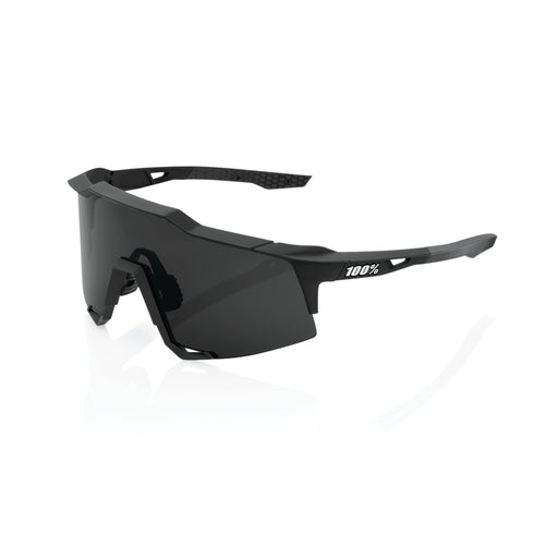 Occhiali 100% SPEEDCRAFT Soft Tact Black Smoke Lens - Bike-store-Treviso