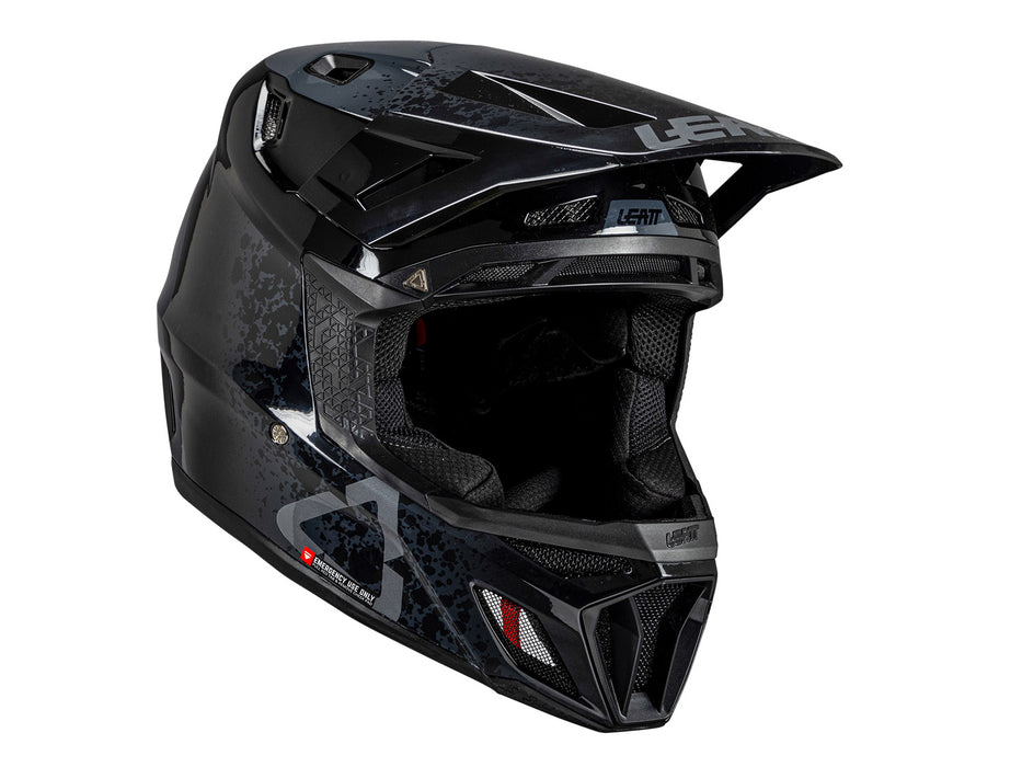 Casco LEATT GRAVITY 8.0 Carbon nero