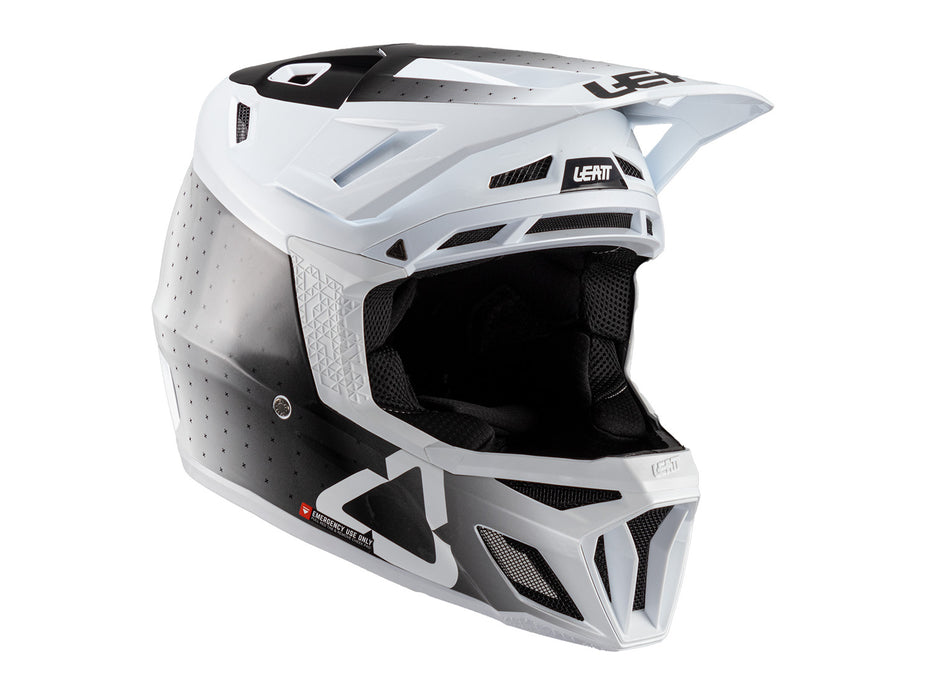 Casco LEATT GRAVITY 8.0 Carbon bianco