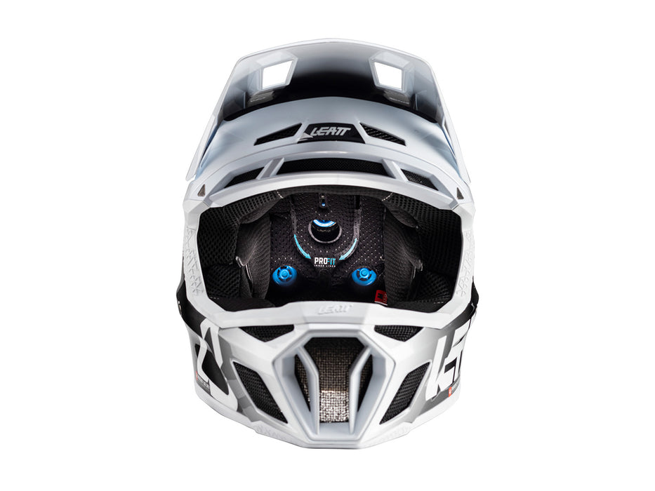 Casco LEATT GRAVITY 8.0 Carbon bianco