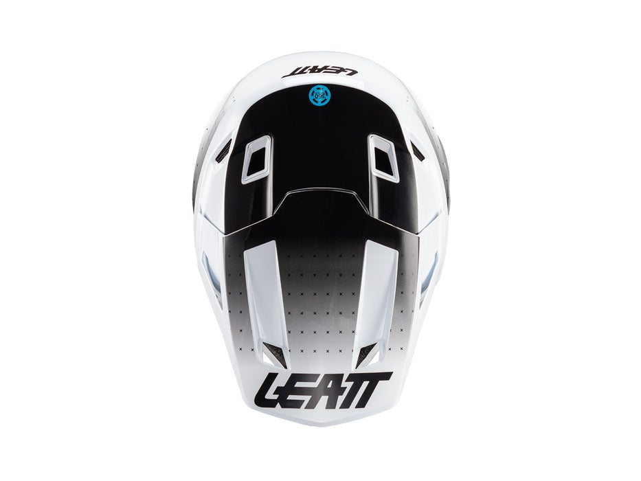 Casco LEATT GRAVITY 8.0 Carbon bianco