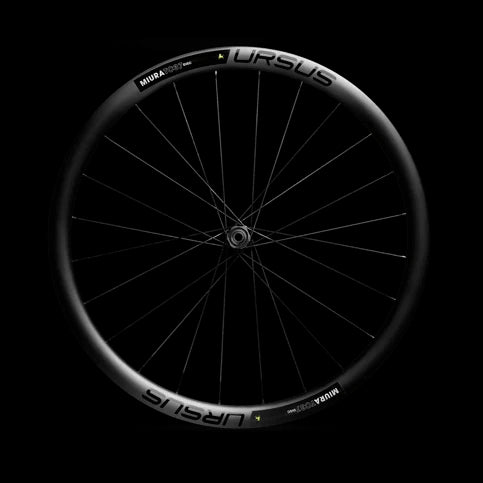 Coppia di ruote URSUS MIURA TC37 DISC Cuscinetti standard, Stickers(Nero) - Bike-store-Treviso