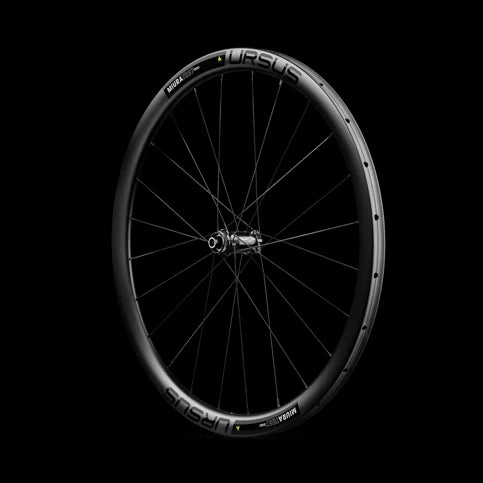 Coppia di ruote URSUS MIURA TR37 DISC Cuscinetti standard , Stickers (Nero)