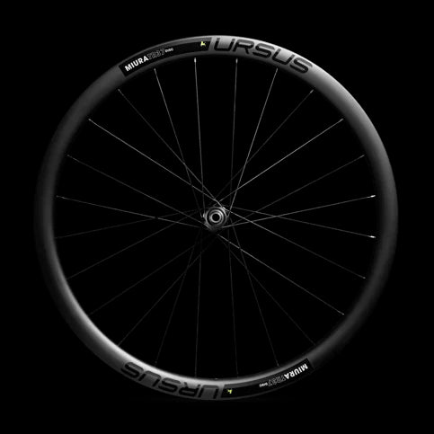 Coppia di ruote URSUS MIURA TR37 DISC Cuscinetti standard , Stickers (Nero)