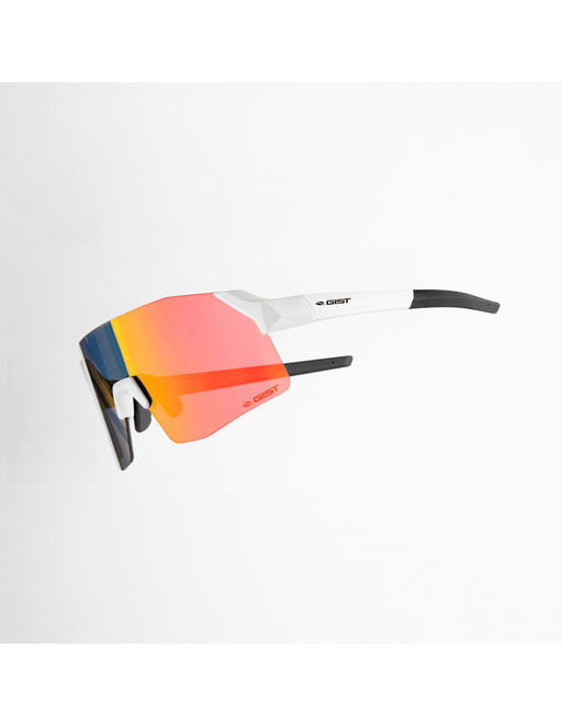 Occhiali GIST ROCKET Bianco-rosso - Bike-store-Treviso