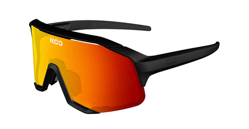 OCCHIALI DEMOS BLACK MATT + RED MIRROR LENSES (NEW) - Bike-store-Treviso