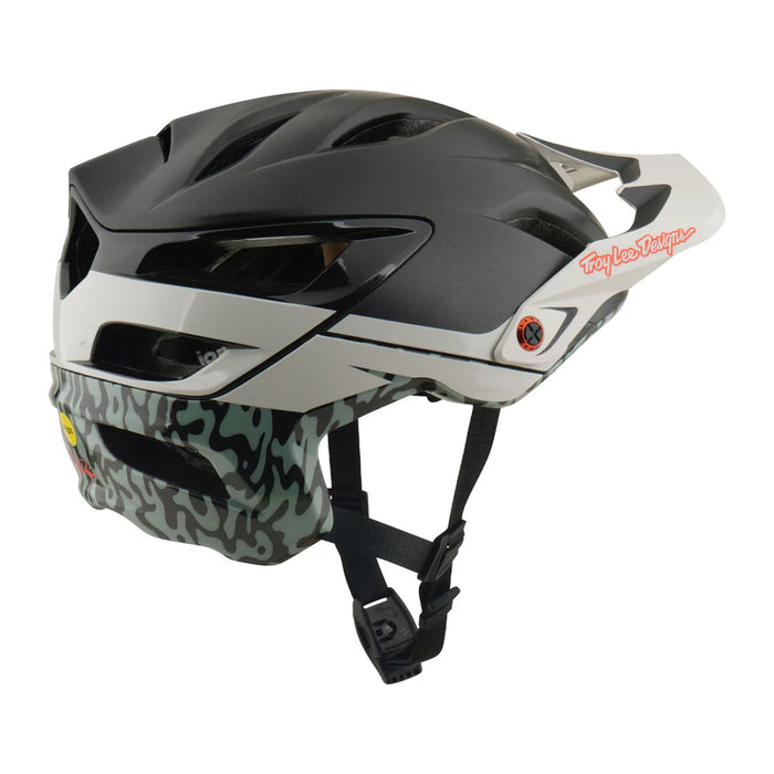 Casco TROY LEE DESIGN A3 Halo Charcoal / Pumice