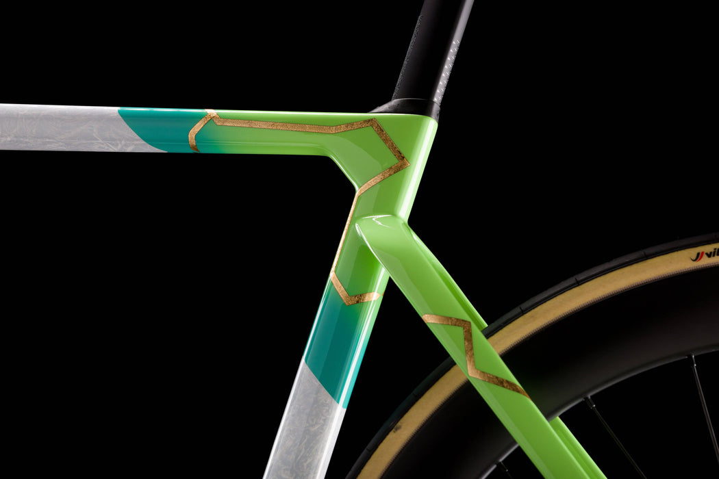 WILIER FILANTE SLR F18 Graphite Bianca, Verde, Oro CAMPAGNOLO (Consegna in 30 giorni)
