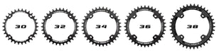 Corona CARBON-TI X-RING EVO 104bcd - Bike-store-Treviso