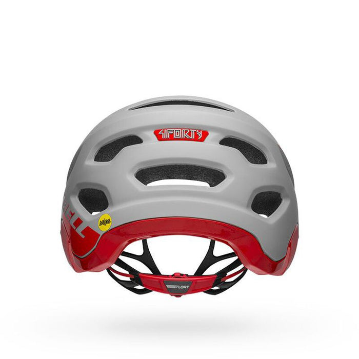 Casco BELL 4FORTY MIPS Matte dark gray/crimson