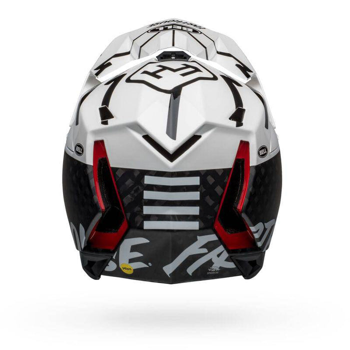 Casco BELL FULL-10 SPHERICAL Fasthouse matte/Gloss white/balck - Bike-store-Treviso