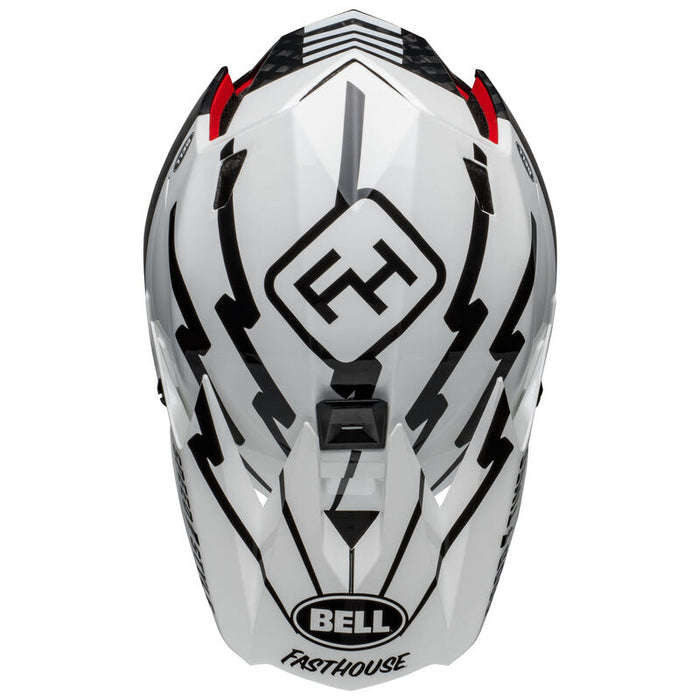 Casco BELL FULL-10 SPHERICAL Fasthouse matte/Gloss white/balck