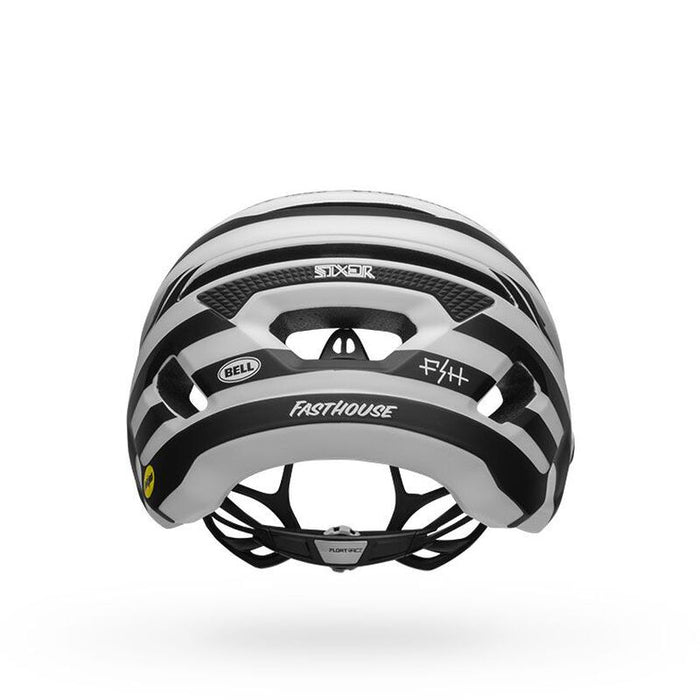 Casco BELL SIXER MIPS Fasthouse stripes Matte white/black