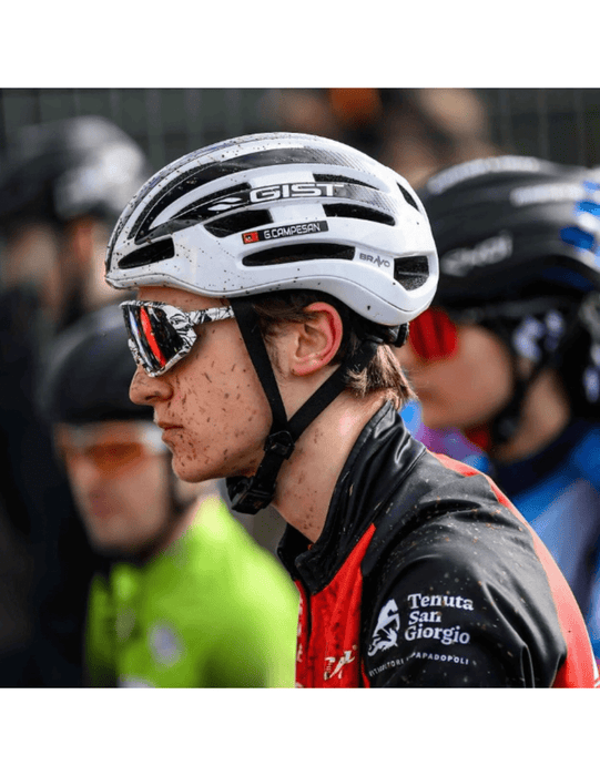 Casco GIST BRAVO Bianco-Nero