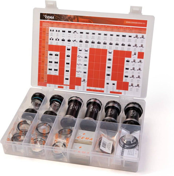 CEMA - Cema Movimento centralebox, sortiert Edelstahl - Bike-store-Treviso