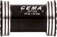 CEMA - Movimento centrale PF30 Interlock 28 - 30 mm / PRAXIS M30 / Stainless Steel / schwarz - Bike-store-Treviso