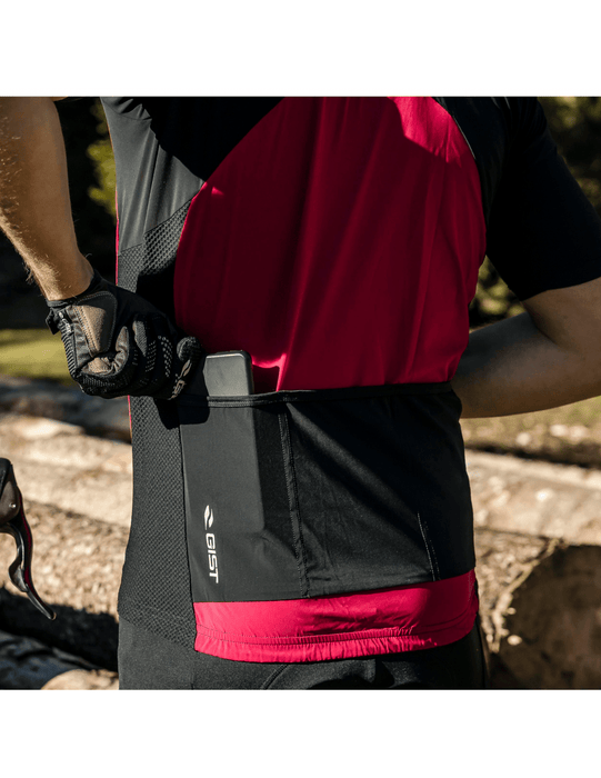 Maglia GIST GRAVEL Rossa - Bike-store-Treviso