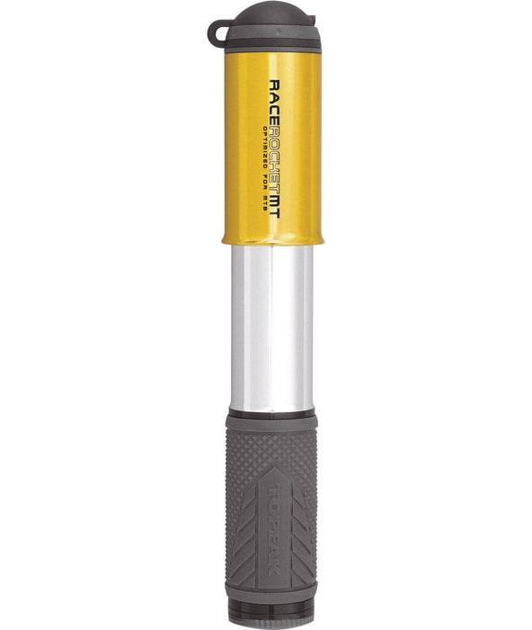 TOPEAK MINIPOMPA RACE rocket mt con raccordo smarthead threadlock 6 bar/90 psi oro - Bike-store-Treviso