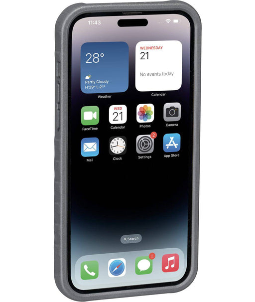TOPEAK CUSTODIA RIDECASE per iphone 14 pro max nera/grigia - Bike-store-Treviso