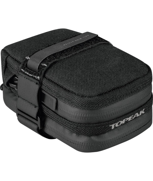 TOPEAK BORSELLO SOTTOSELLA elementa gearbag (0,3 l) nero con utensile ratchet rocket essential e cinturino in velcro - Bike-store-Treviso