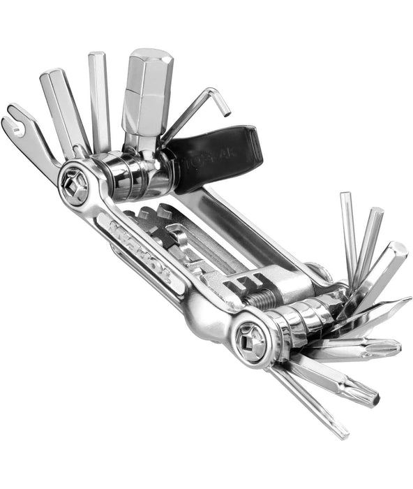 TOPEAK CHIAVE MULTIUSO mini 20 pro (23 funzioni) silver con custodia - Bike-store-Treviso