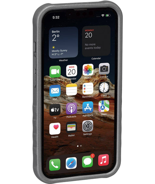 TOPEAK CUSTODIA RIDECASE per iphone 13 mini nera/grigia - Bike-store-Treviso