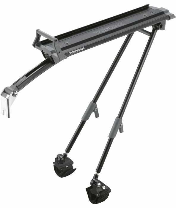 TOPEAK PORTAPACCHI POSTERIORE roadie rack nero con sistema rx quicktrack - per ruote fino a 700x25c - Bike-store-Treviso